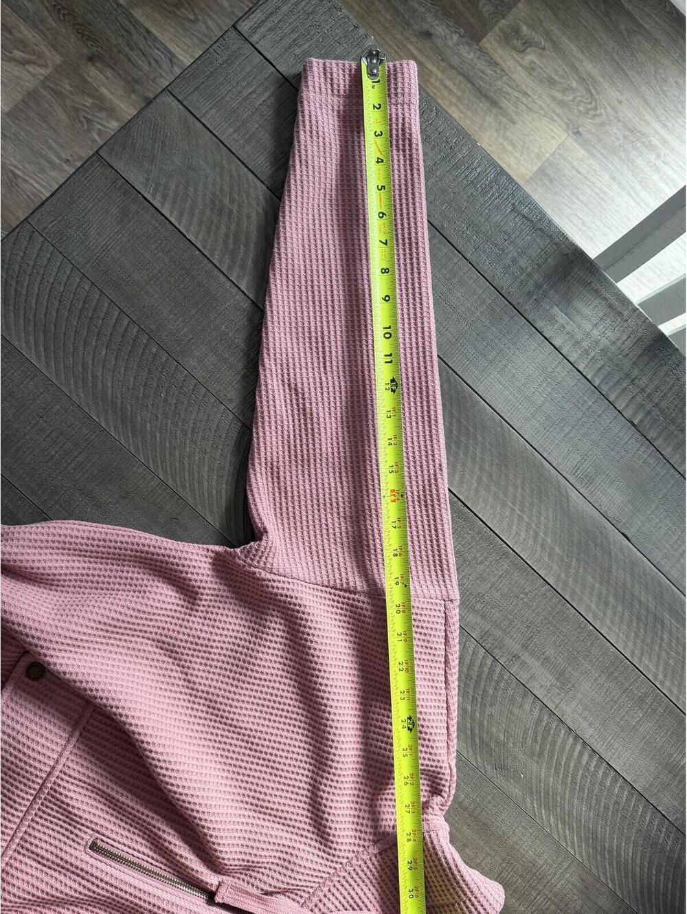 L.L. Bean Birchwood Brushed Waffle Anorak in Washed Orchid - Picture 8 of 8